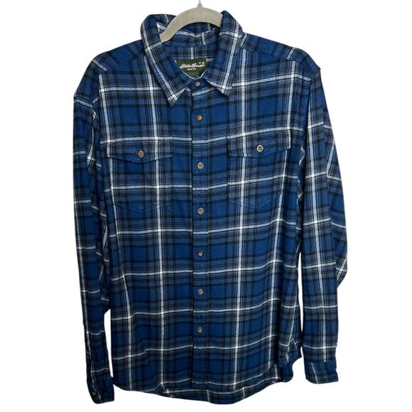 Eddie Bauer Other - Eddie Bauer‎ Blue Flannel Long Sleeve XL